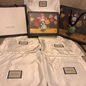 Gucci dust bag box bundle